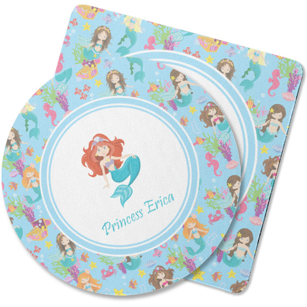 Custom Mermaids Rubber Backed Coaster (Personalized)