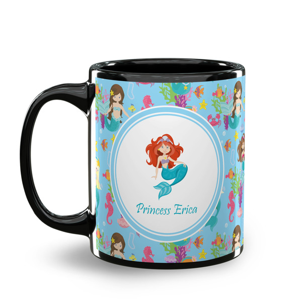 Mermaids Coffee Mug - 11 oz - Black