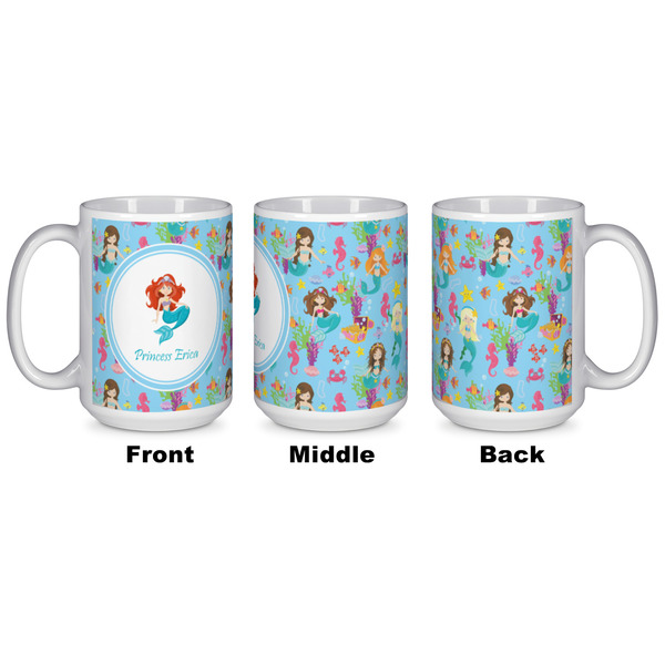 Mermaids Coffee Mug - 15 oz - White APPROVAL