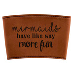 Mermaids Leatherette Cup Sleeve