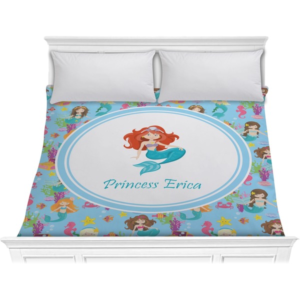 Custom Mermaids Comforter - King (Personalized)