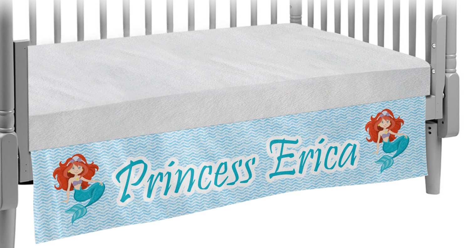 mermaid crib skirt