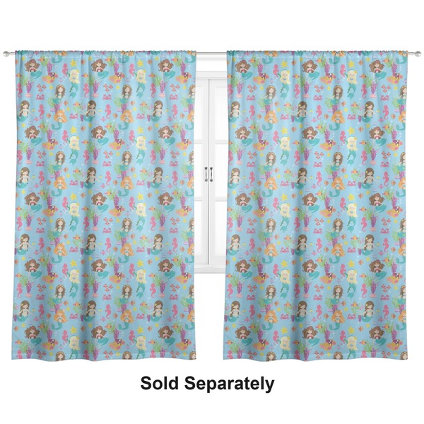 Custom Mermaids Curtain Panel - Custom Size