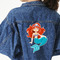 Mermaids Twill Iron On Patch - Custom Shape - 3XL