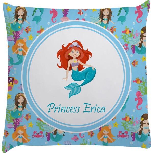 Custom Mermaids Decorative Pillow Case (Personalized)