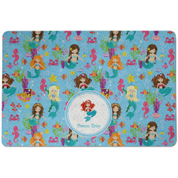 Mermaids Dog Food Mat w/ Name or Text