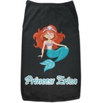 Mermaids Black Pet Shirt (Personalized)