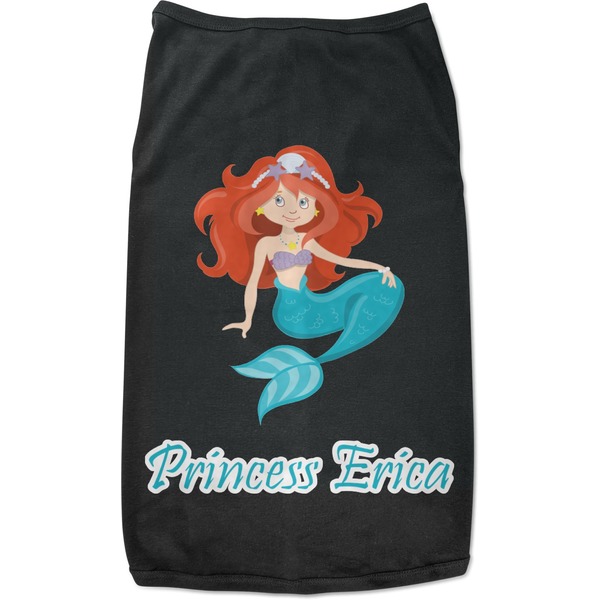 Custom Mermaids Black Pet Shirt - S (Personalized)