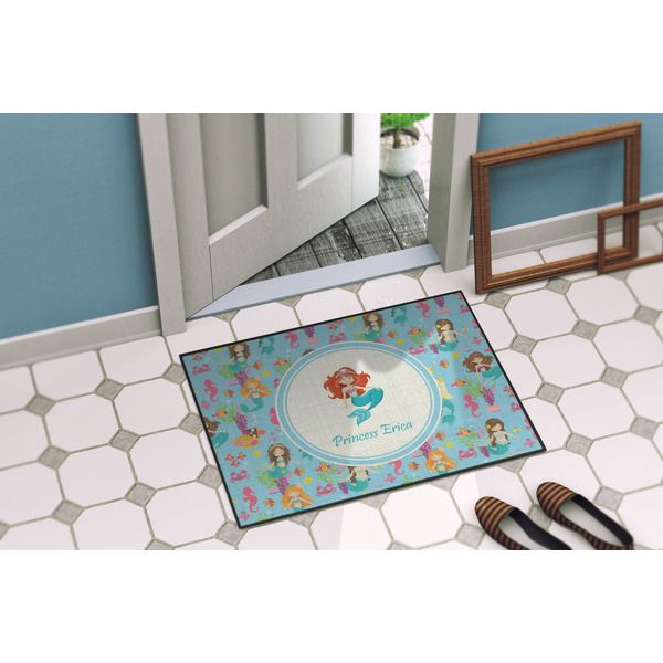 Mermaids Door Mat Lifestyle