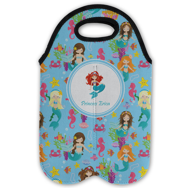 Mermaids Double Wine Tote - Flat (new)