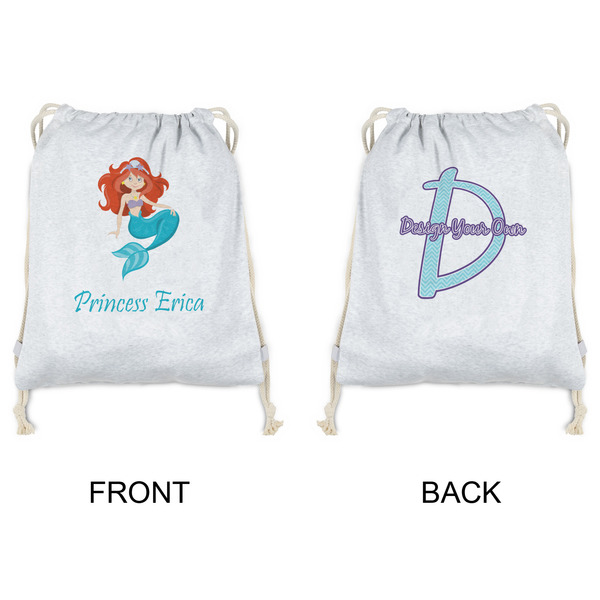 Mermaids Drawstring Backpacks - Sweatshirt Fleece - Double Sided - APPROVAL