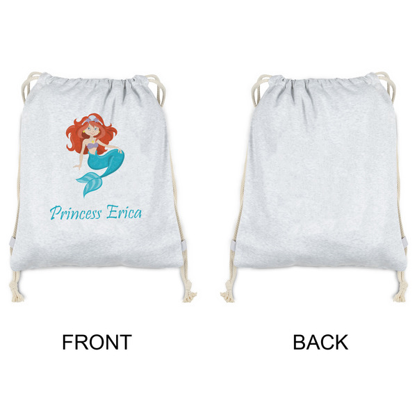 Mermaids Drawstring Backpacks - Sweatshirt Fleece - Single Sided - APPROVAL