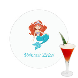 Mermaids Printed Drink Topper -  2.5" (Personalized)