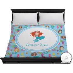 Mermaids Duvet Cover - King (Personalized)
