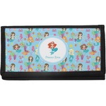 Mermaids Canvas Checkbook Cover (Personalized)