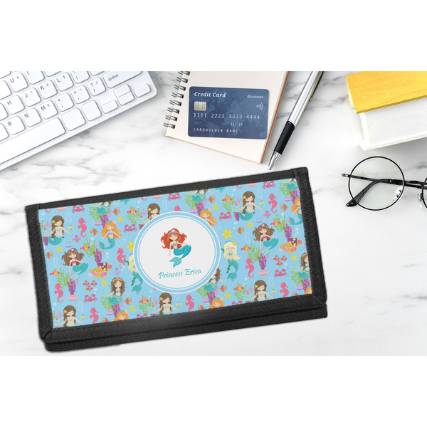 Mermaids DyeTrans Checkbook Cover - LIFESTYLE