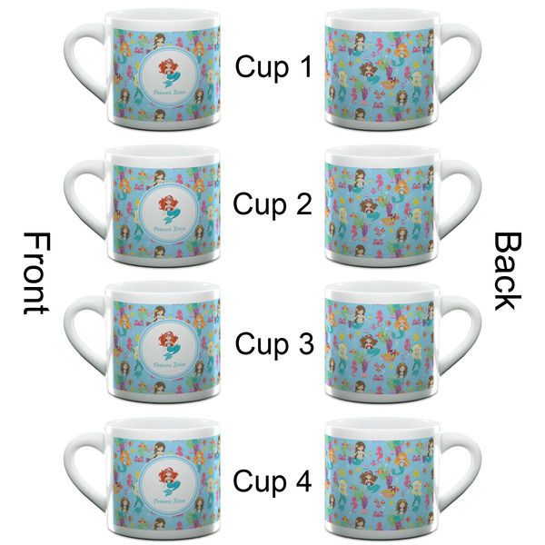 Mermaids Espresso Cup - 6oz (Double Shot Set of 4) APPROVAL