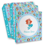 Mermaids 3 Ring Binder - Full Wrap (Personalized)
