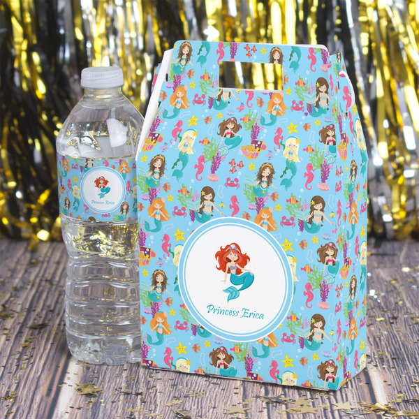 Mermaids Gable Favor Box - In Context