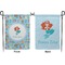 Mermaids Garden Flag - Double Sided Front and Back