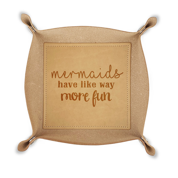 Custom Mermaids Genuine Leather Dice Tray