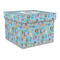 Mermaids Gift Boxes with Lid - Canvas Wrapped - Large - Front/Main