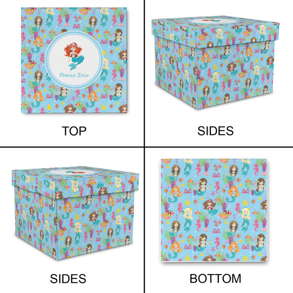 Mermaids Gift Boxes with Lid - Canvas Wrapped - Medium - Approval