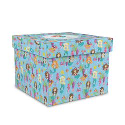 Mermaids Gift Box with Lid - Canvas Wrapped - Medium (Personalized)