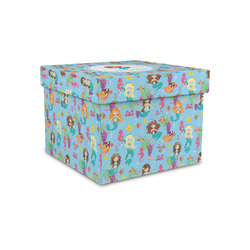Mermaids Gift Box with Lid - Canvas Wrapped - Small (Personalized)