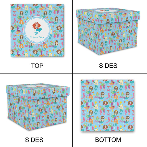 Mermaids Gift Boxes with Lid - Canvas Wrapped - X-Large - Approval
