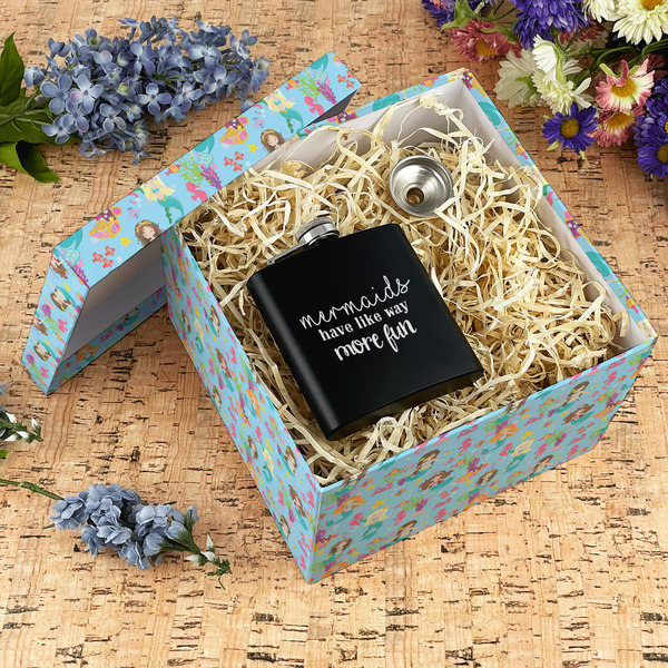 Mermaids Gift Boxes with Lid - Canvas Wrapped - X-Large - In Context