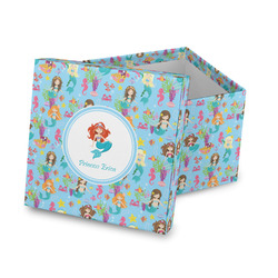Mermaids Gift Box with Lid - Canvas Wrapped (Personalized)