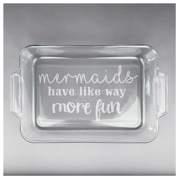 Mermaids Glass Baking Dish - APPROVAL (13x9)