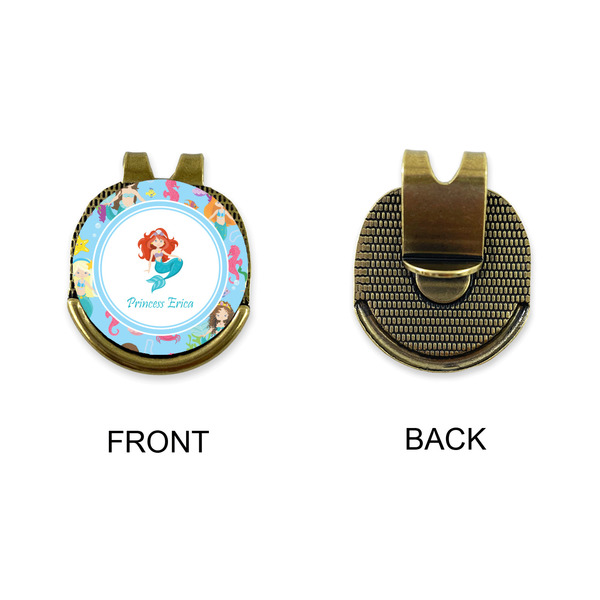 Mermaids Golf Ball Hat Clip Marker - Apvl - GOLD
