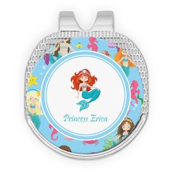 Mermaids Golf Ball Marker - Hat Clip - Silver