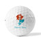Mermaids Golf Balls - Titleist - Set of 3 - FRONT