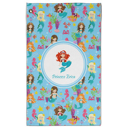 Mermaids Golf Towel - Poly-Cotton Blend w/ Name or Text