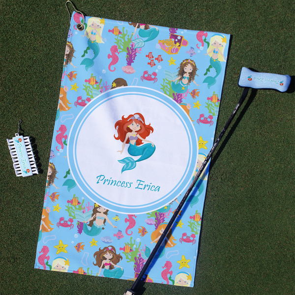 Custom Mermaids Golf Towel Gift Set (Personalized)