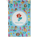 Mermaids Golf Towel - Poly-Cotton Blend - Small w/ Name or Text