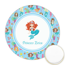Mermaids Printed Cookie Topper - Round (Personalized)
