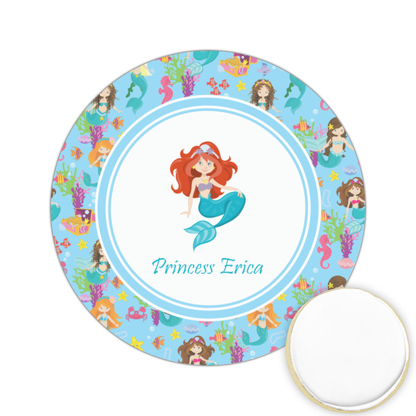 Custom Mermaids Printed Cookie Topper - 2.15" (Personalized)