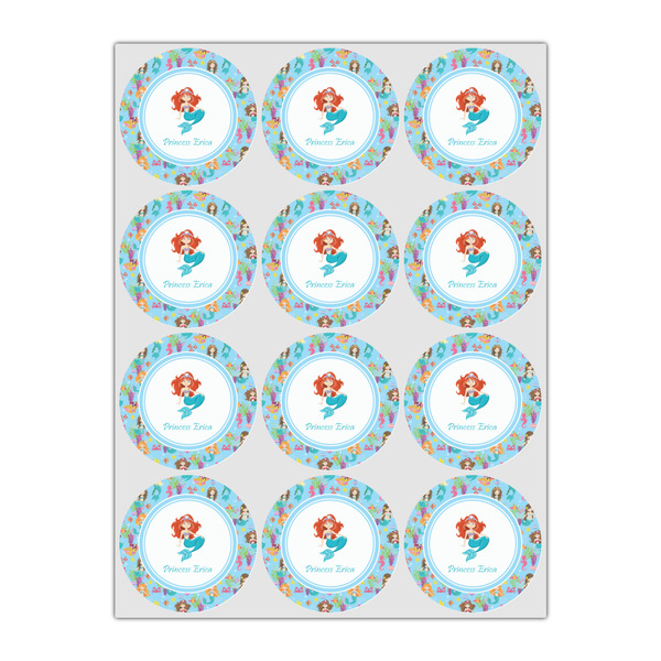 Mermaids Icing Circle - Small - Set of 12