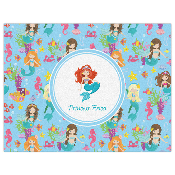 Mermaids Indoor / Outdoor Rug - 6'x8' - Front Flat