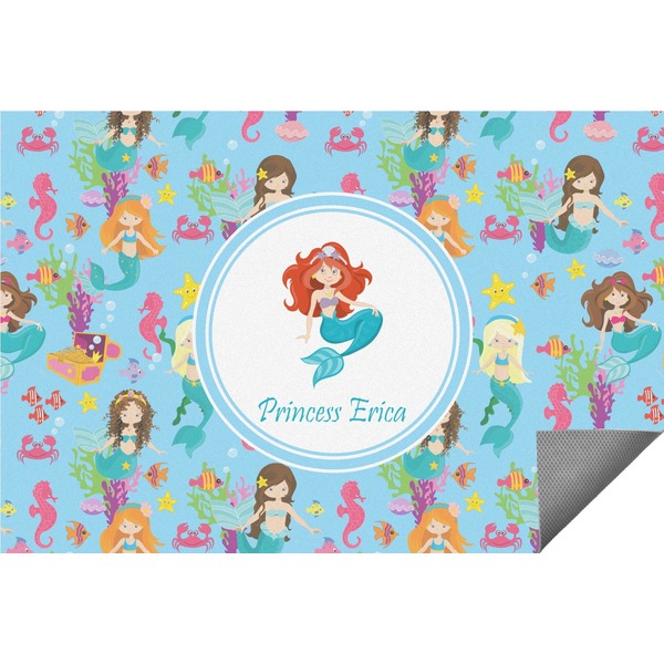 Custom Mermaids Indoor / Outdoor Rug - 3'x5' (Personalized)