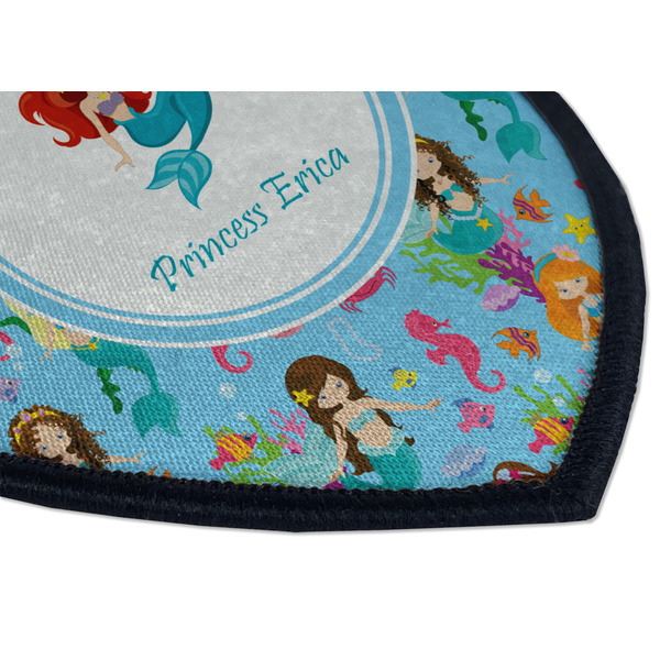 Mermaids Iron on Shield 3 Detail