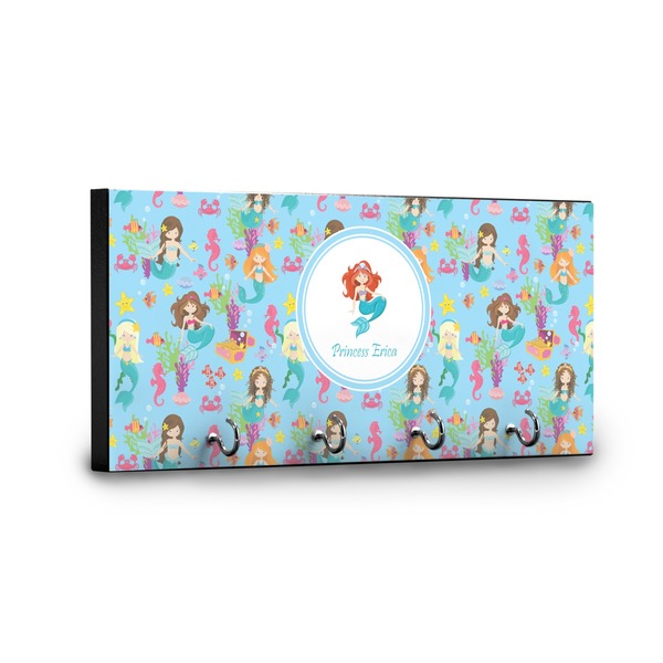 Mermaids Key Hanger - Front View with Hooks