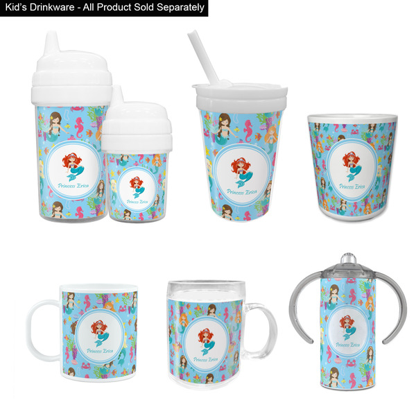 Mermaids Kid's Drinkware - Customized & Personalized