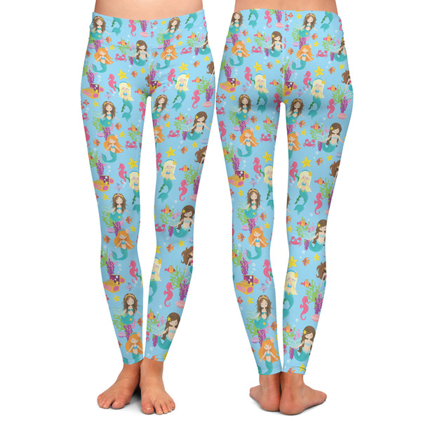 Mermaids Ladies Leggings - Front and Back