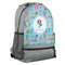 Mermaids Large Backpack - Gray - Angled View