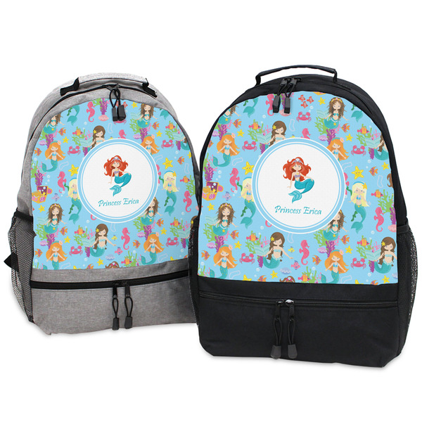 Mermaids Large Backpacks - Both